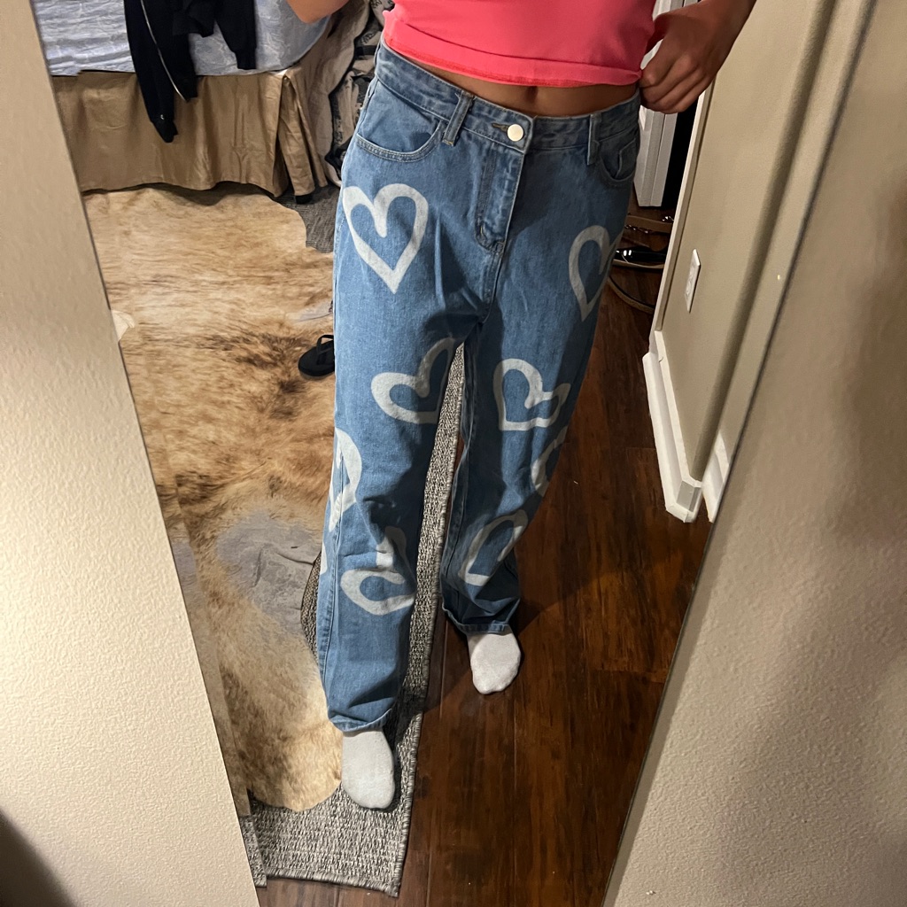 Cider Patterned Jeans